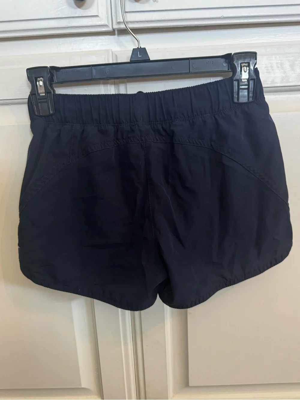 Kids Navy Elastic Waist Drawstring Shorts